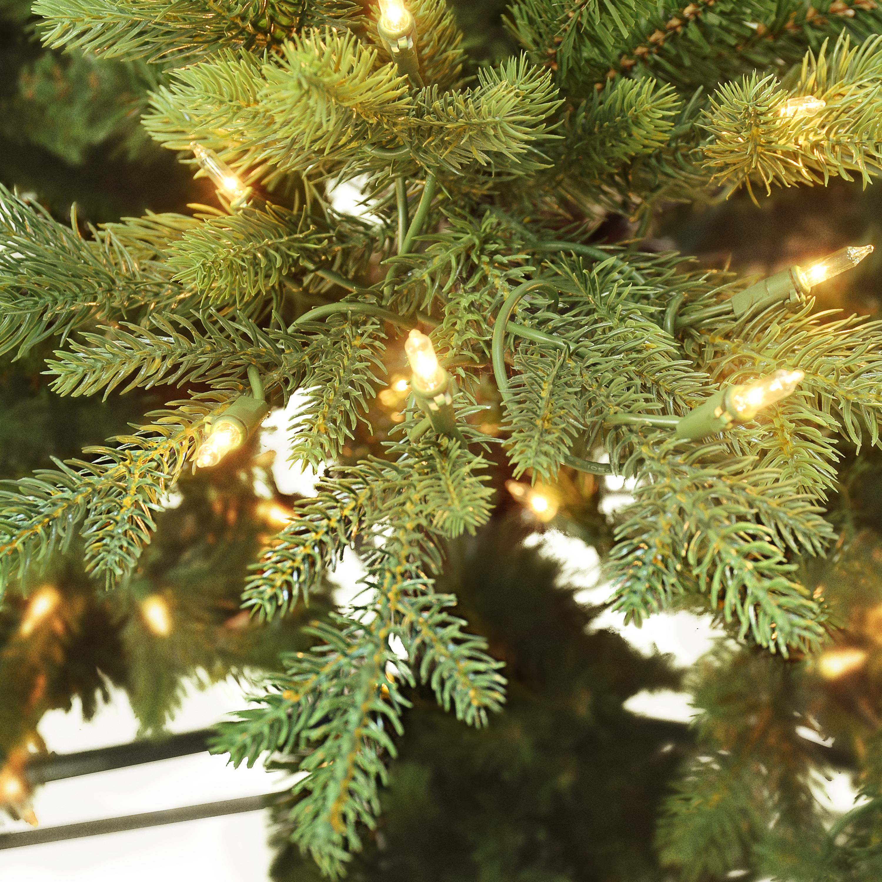 4.5ft Pre-lit Slim Balsam Fir Christmas Tree